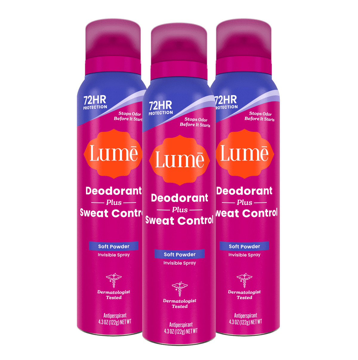 Soft Powder | Sweat Control Spray Deodorant 3-Pack