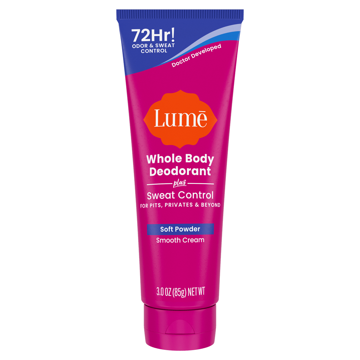 Soft Powder | Cream Tube Deodorant | + Sweat Control