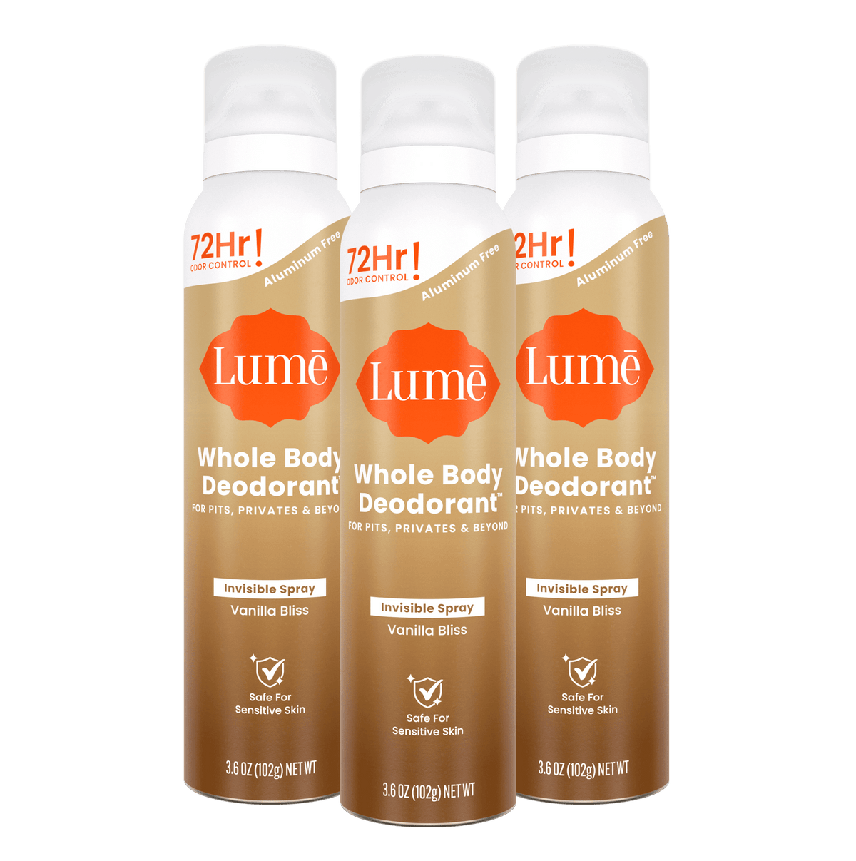 Vanilla Bliss | Spray Deodorant 3-Pack