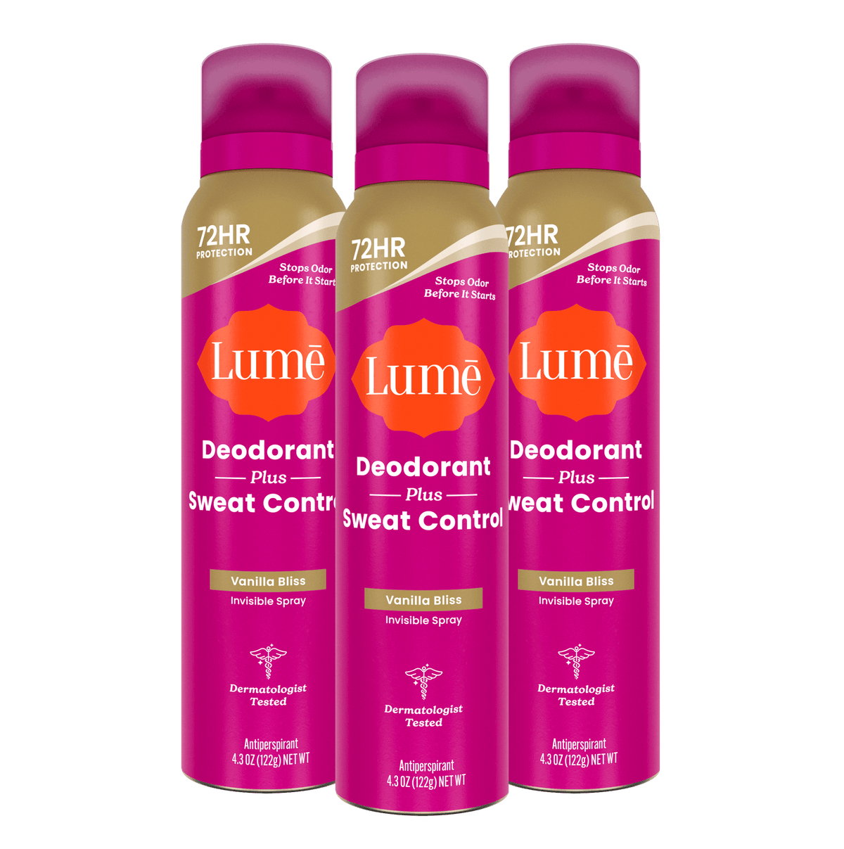 Vanilla Bliss | Sweat Control Spray Deodorant 3-Pack