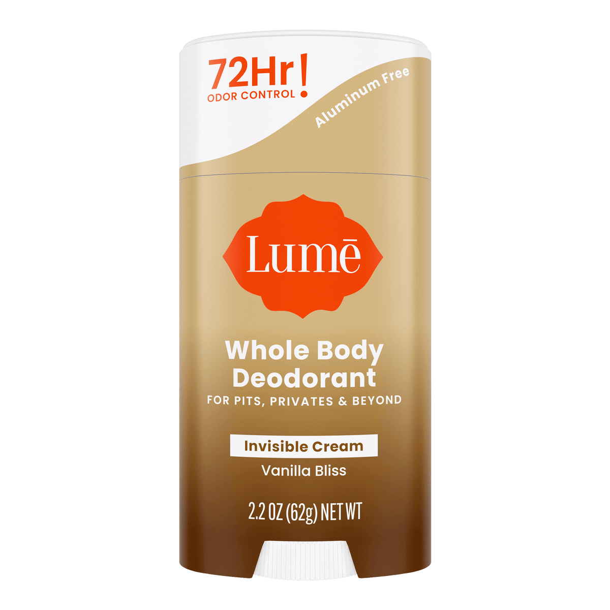 Lume Cream Deodorant Stick in the scent Vanilla Bliss